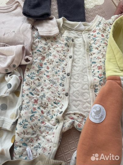 Детские вещи пакетом 0-3 мес.50/62