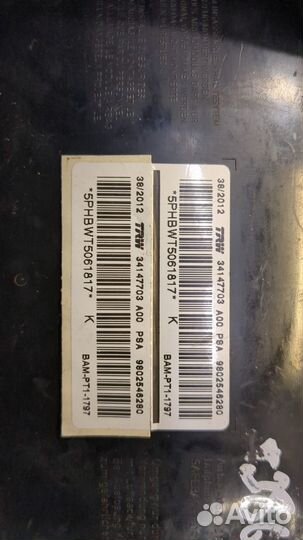 Подушка безопасности в сиденье Citroen C3 2009, 2012