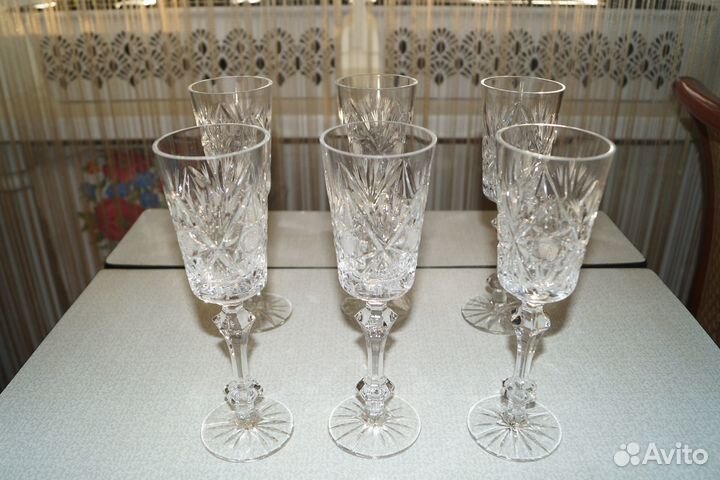 Хрустальные бокалы СССР