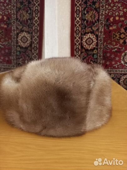 Норковая шапка мужская