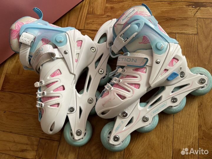 Ролики Reaction раздвижные р. 32-35 детские