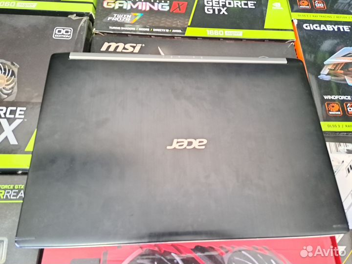 Игровой acer i7 7700hq + 1050 + 16gb озу
