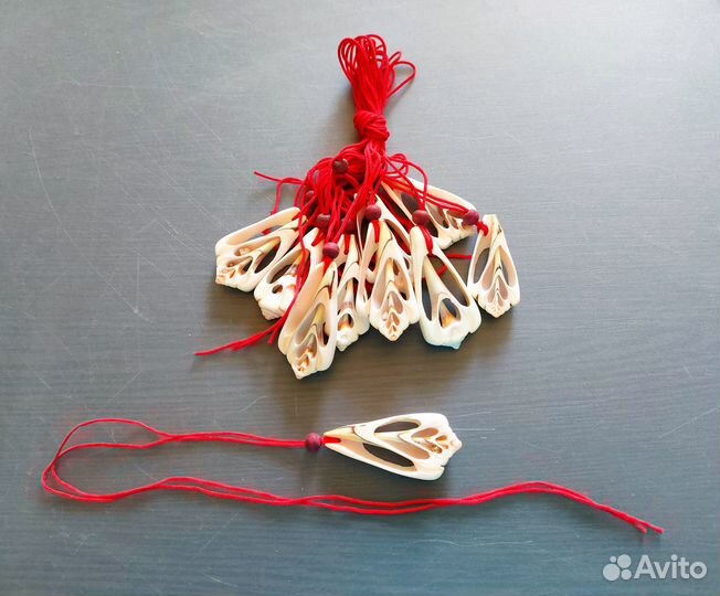 Кулон ракушка бижутерия творчество