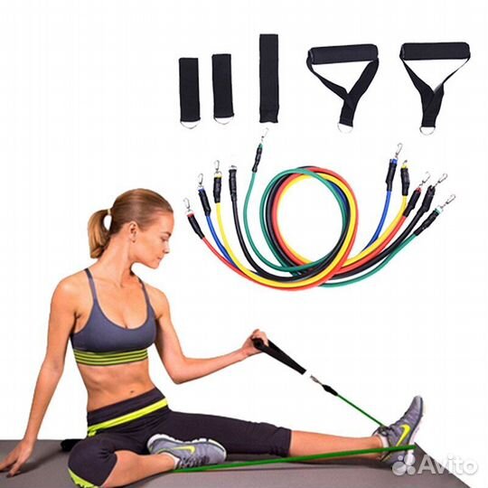 Фитнес упражнения резистивные полосы Crossfit