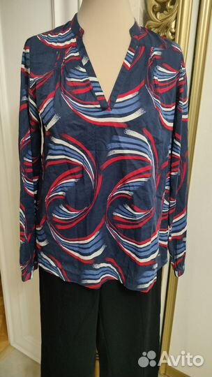 Tommy Hilfiger яркая хлопковая блузка