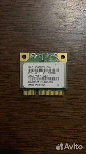 Wifi + BT модули для ноутбука