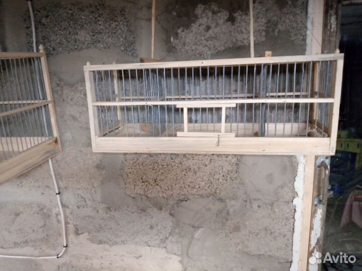 Клетка для птиц из дерева