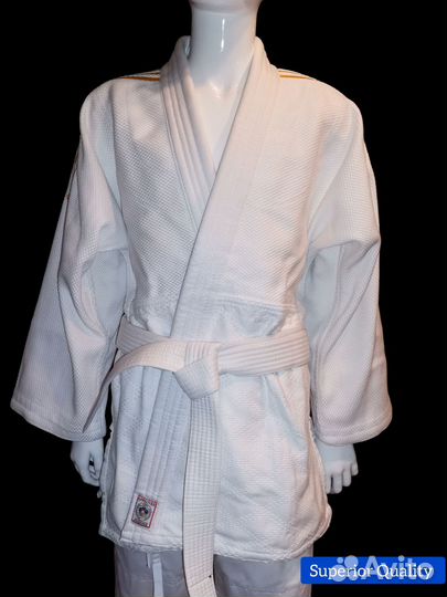 Кимоно для дзюдо adidas champion 2. 100% хлопок