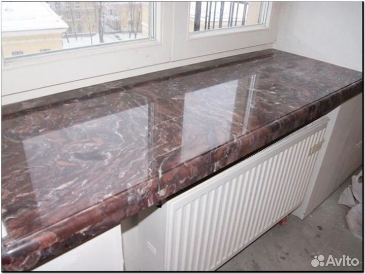 Подоконник из искусственного камня