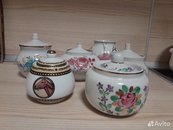 Сахарница фарфор СССР, дулево