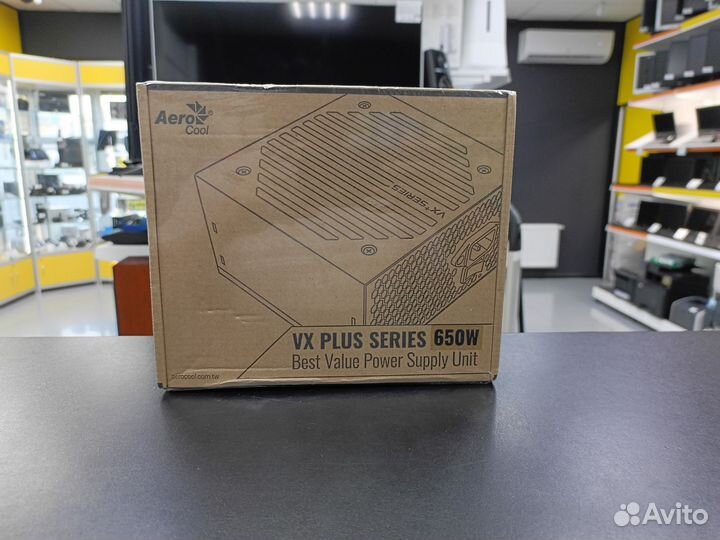 Блок питания Aerocool VX Plus 650 / Новый / Гарант