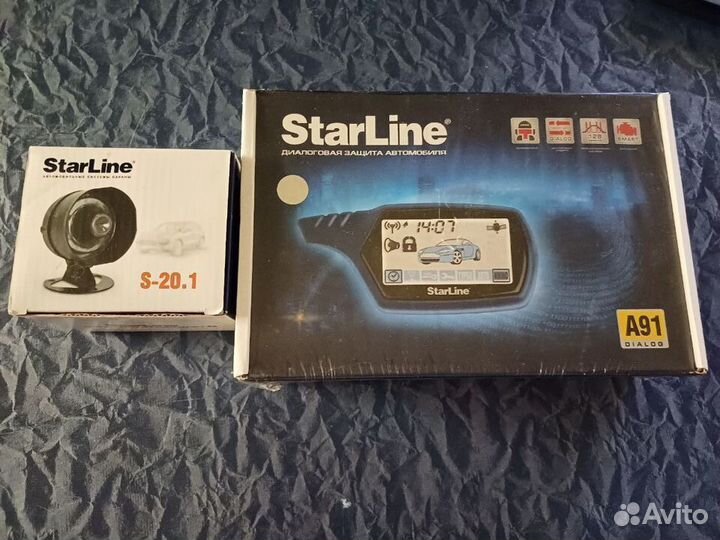 Автосигнализация с автозапуском Starline A91 (в уп