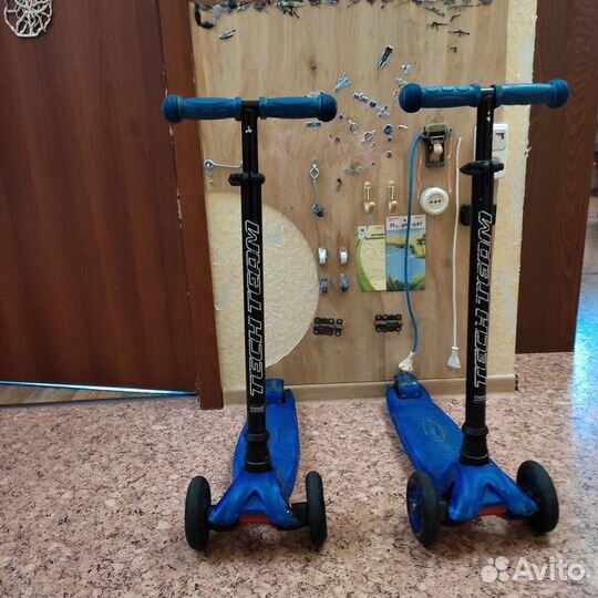 Самокат детский трехколесный бу