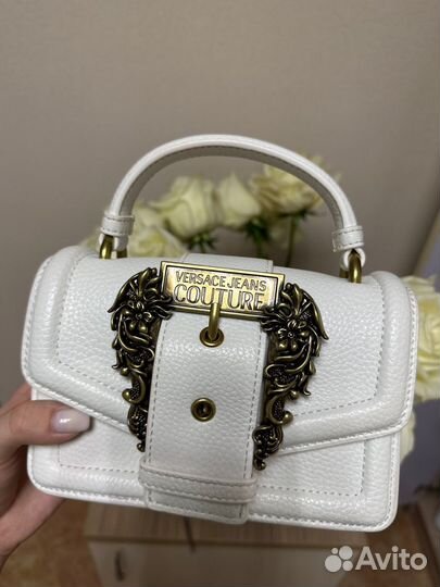 Versace jeans couture сумка белая