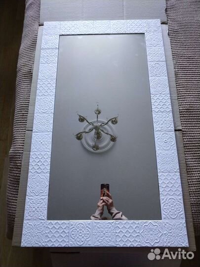 Большое зеркало ручной работы