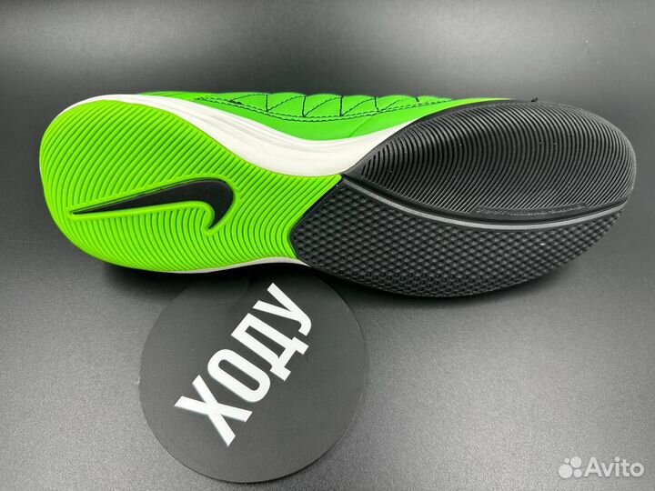 Футалки nike lunar gato green