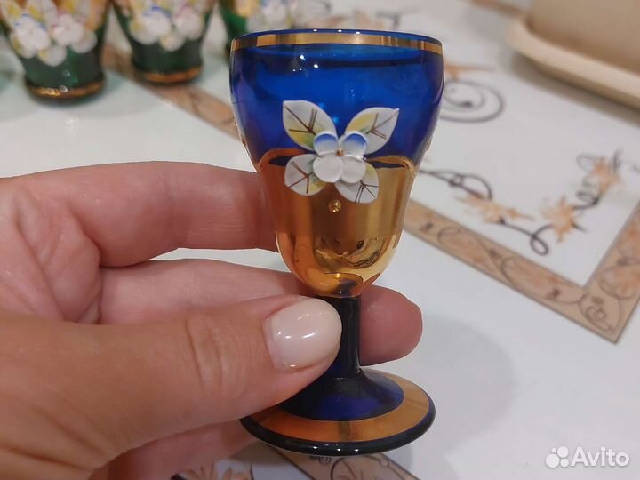 Рюмка Чехия Богемия.Лепнина