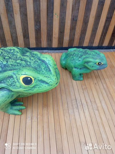 Садовые фигуры из полистоуна, утка водоплавающая