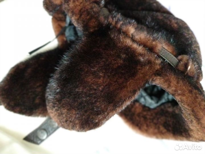 Шапка из норки новая р. 60