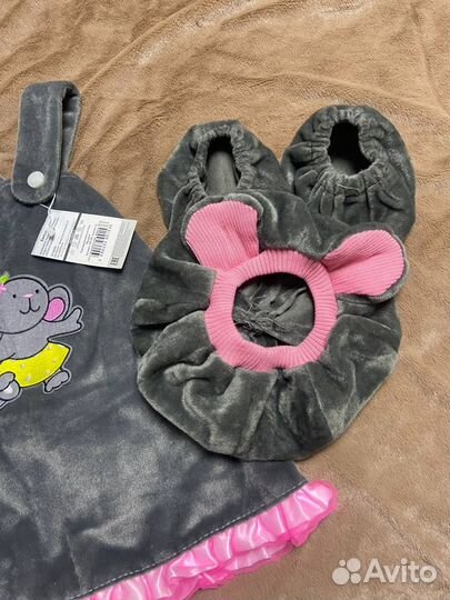 Новогодний карнавальный костюм для девочки. Мышка