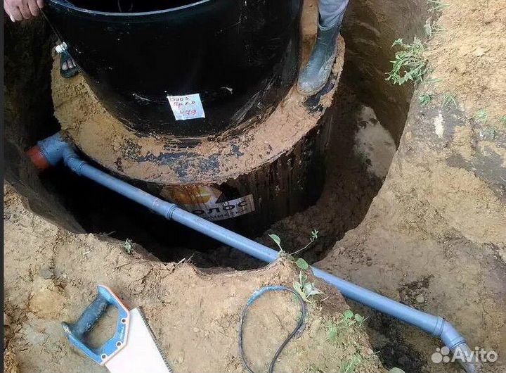 Септик монтаж в 1 день