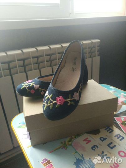 Балетки для девочки 34