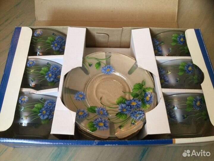 Чайный набор. Новый. 12 предметов