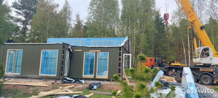Каркасный дом 91м²