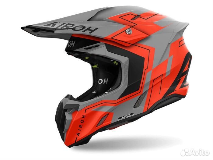 Мотошлем Airoh Twist 3, Dizzy Orange Fluo Matt M