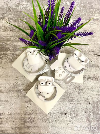 Наушники Airpods pro/airpods 2/airpods 3 + чехол