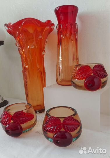 Вазы коллекционные Таберклаас, Первомайский разные