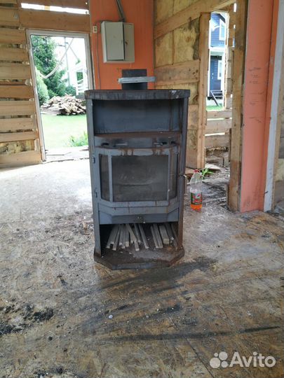 Чугунная печь камин бу