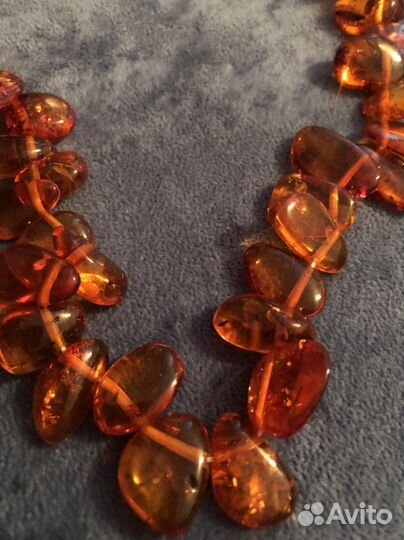 Бусы янтарные натуральные