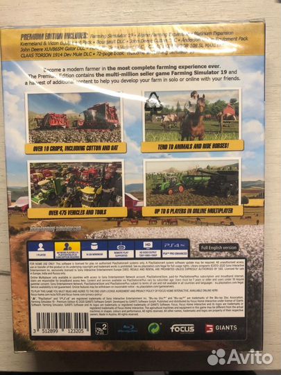 Farming Simulator 19 Premium Edition для Sony Ps4