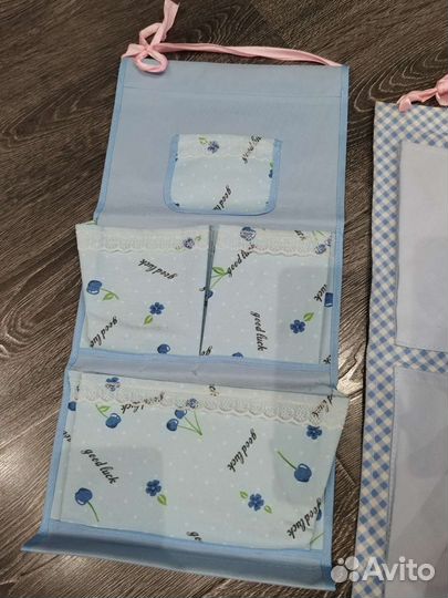 Кармашки-органайзер на детскую кроватку