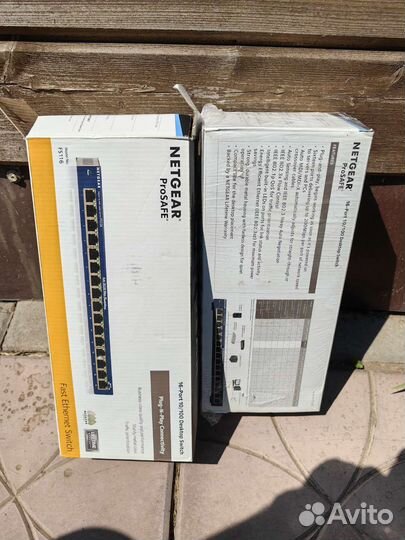 Коммутатор Netgear prosafe 16 port switch FS116