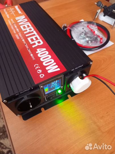 Инвертор чистый синус 4000 вт 12,24-220 V
