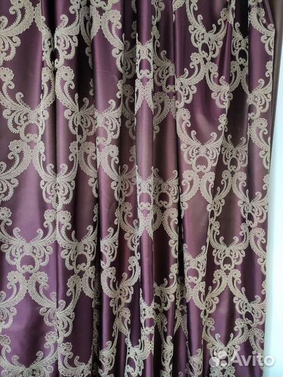 Штора плотная,длина295* ширина200р