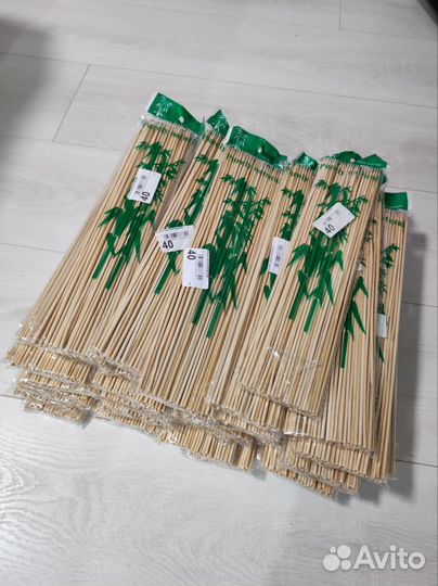 Шпажки (шампуры) бамбуковые 30 см