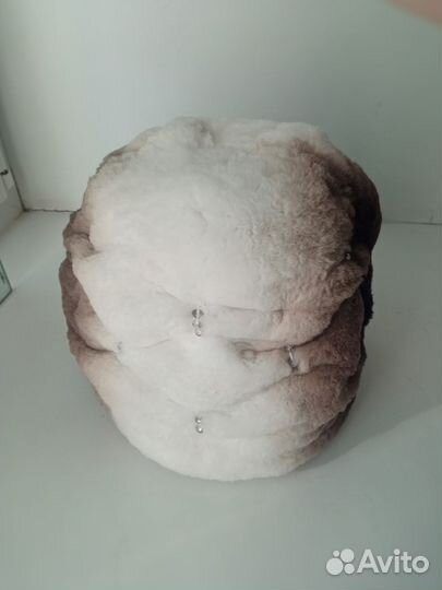 Шапка из меха кролика рекс