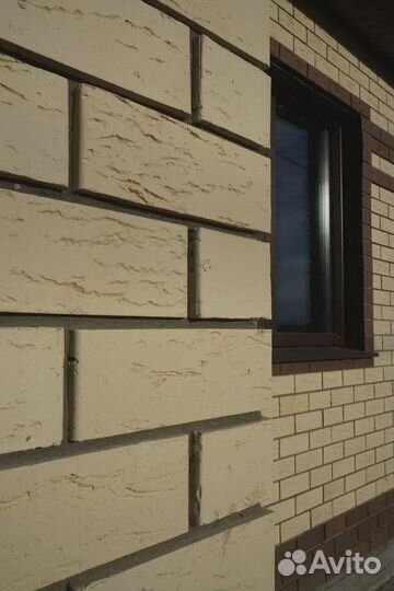 Лицевой кирпич Сливки Рустика меланж ГОСТ