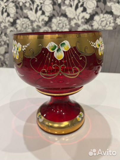 Ваза Bohemia фруктовница - конфетница