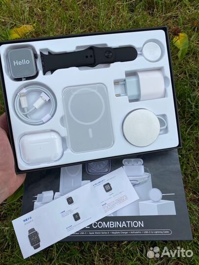 Набор 6 в 1 Apple Watch AirPods