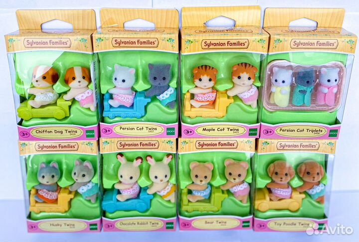Sylvanian Families Малыши двойняшки, тройняшки