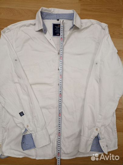 56-58.Мужская рубашка белая. Redmond. Англия