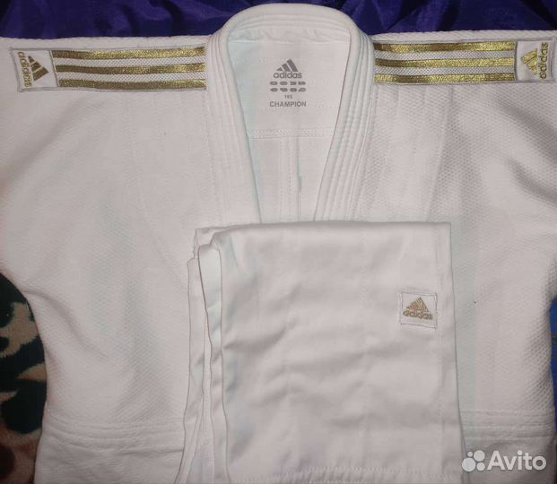 Кимоно для дзюдо Adidas Gold, kuSakura, Mizuno