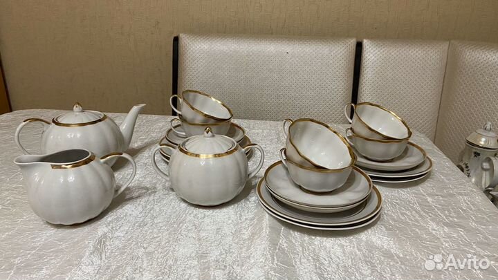 Сервиз чайный из тончайшего фарфора