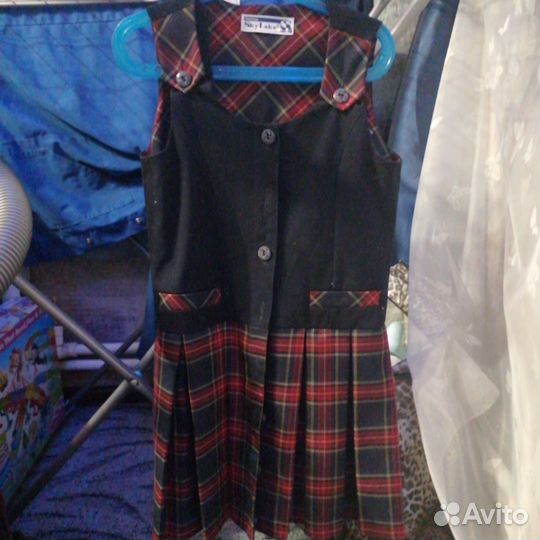 Сарафан школьный 128