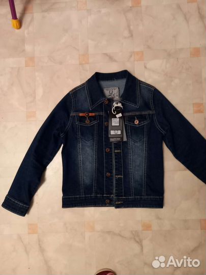 Куртка джинсовая, новая р.128
