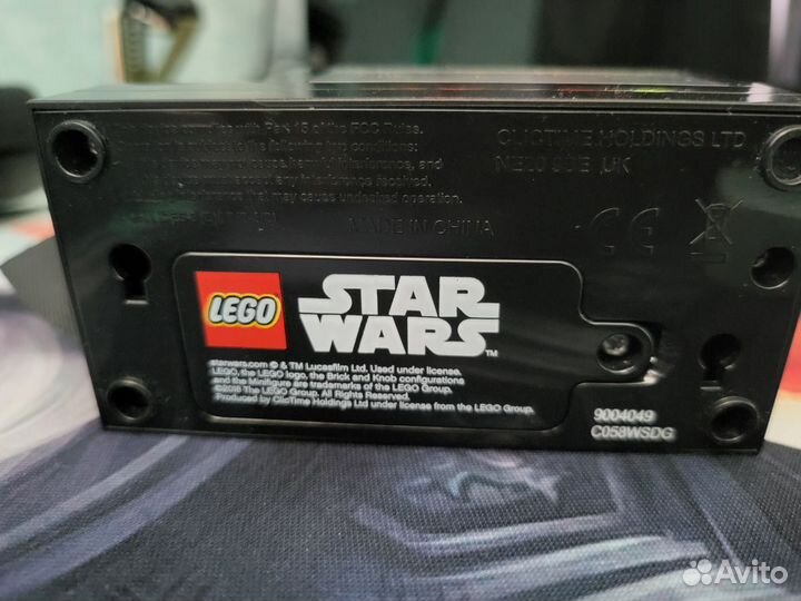 Часы будильник lego star wars Darth Vader